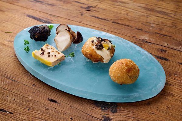 Croquetas de setas, Trufa y Foie